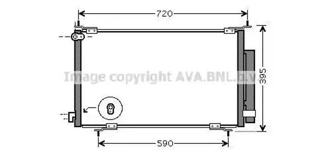 Трубопроводы и радиатор кондиционера HD5201D AVA