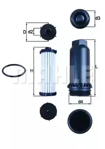 HX151KIT MAHLE Фильтр АКПП купить в Винница