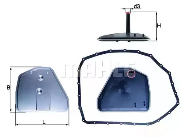 Масляный фильтр АКПП HX164D MAHLE