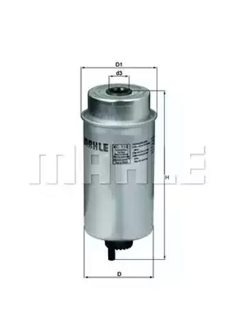 Фильтр топлива KC116 MAHLE