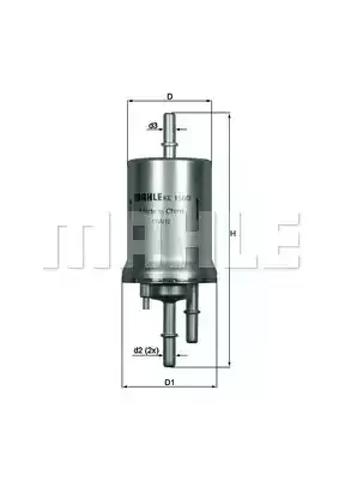 Фильтр тонкой очистки топлива KL1563 MAHLE