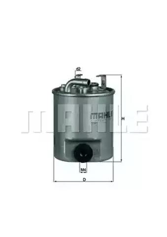 Фильтр тонкой очистки топлива KL195 MAHLE