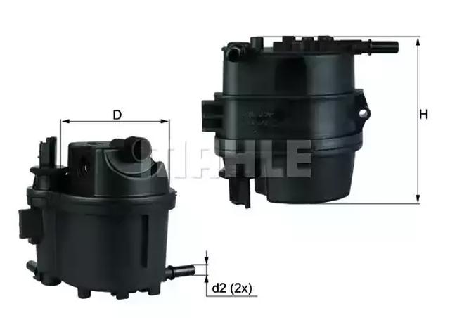 Топливный фильтр KL779 MAHLE