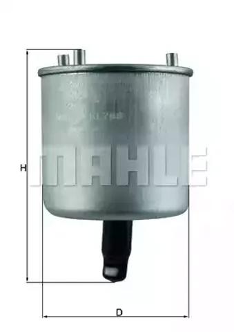 Топливный фильтр KL788 MAHLE