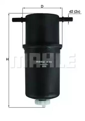 Фильтр-отстойник топлива грубой очистки KL873 MAHLE