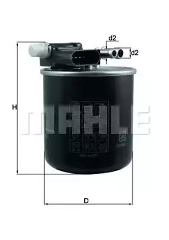Фильтр топливный KL911 MAHLE