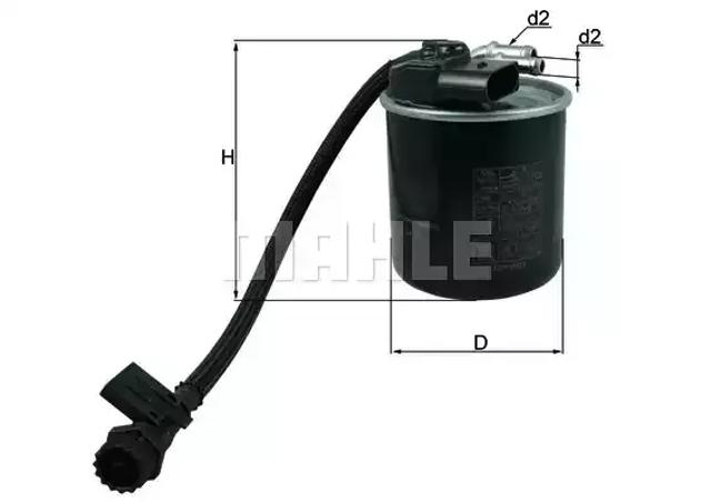 Фильтр топливный KL947 MAHLE