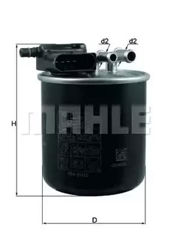 Фильтр-отстойник топлива грубой очистки KL949 MAHLE