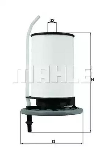 Фильтр топлива KX398 MAHLE