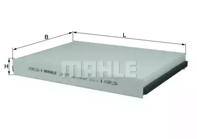 Фильтр воздушный отопителя LA877 MAHLE