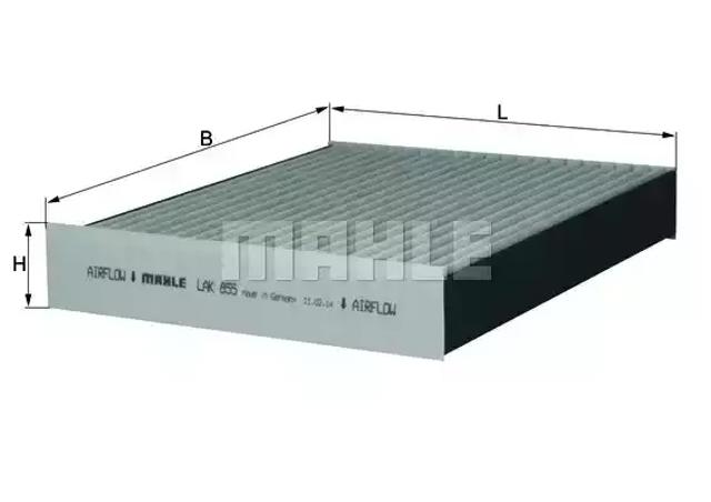 MAHLE LAK855 Фильтр салона в наличии Запорожье