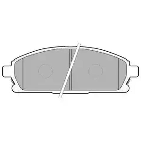 Колодки тормозные передние дисковые LP1659 DELPHI