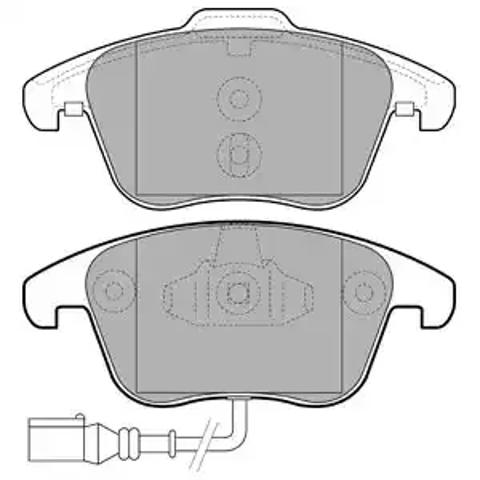 Колодки тормозные LP2110 DELPHI
