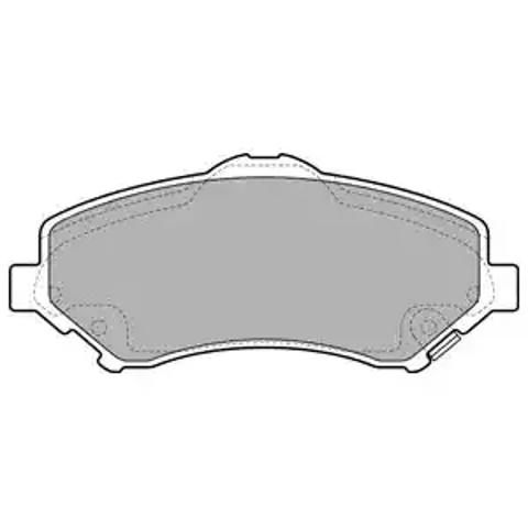 Передние тормозные колодки LP2143 DELPHI