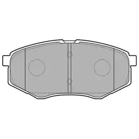 Передние тормозные колодки LP2227 DELPHI