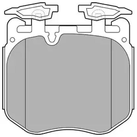 Тормозные колодки LP3304 DELPHI