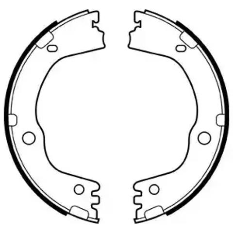 Тормозные колодки ручника LS2081 DELPHI