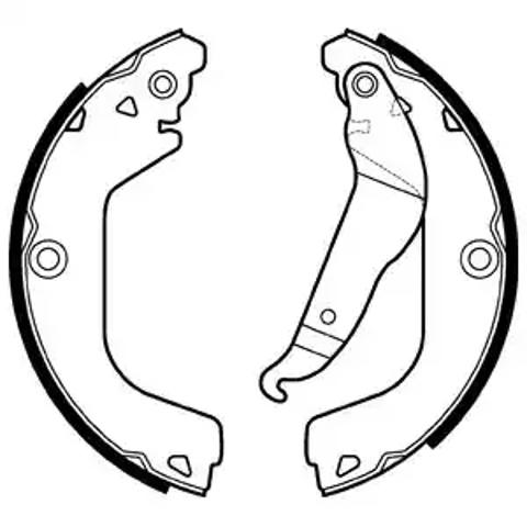 Колодки тормозные задние, барабанные LS2123 DELPHI