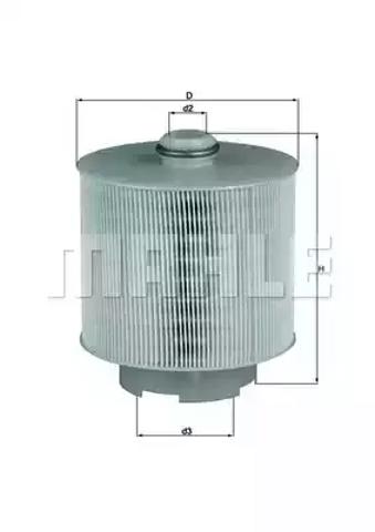 Воздушный фильтр двигателя LX10061D MAHLE