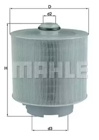 Элемент воздушного фильтра LX10062D MAHLE