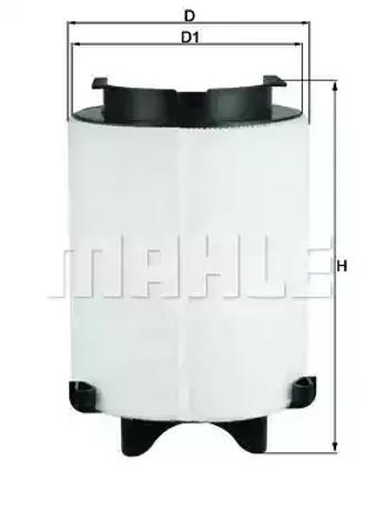 Фильтр воздушный LX15661 MAHLE