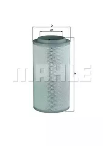 Воздушный фильтр двигателя LX1734 MAHLE