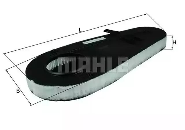Воздушный фильтр двигателя LX3598 MAHLE