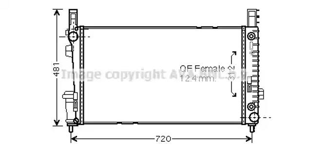 Радиатор MSA2364 AVA