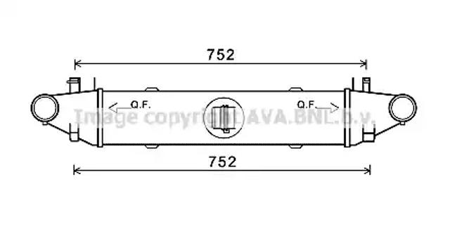 Система охлаждения наддувочного воздуха MSA4596 AVA
