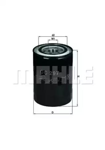Фильтр масляный ДВС OC297 MAHLE