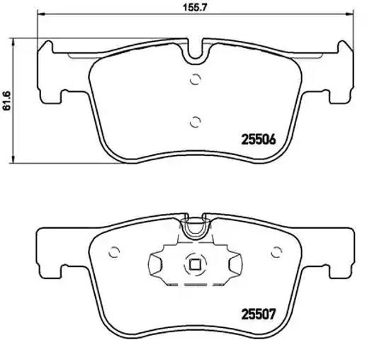 Колодки P06070 BREMBO