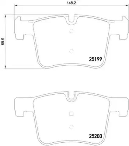 Колодки P06075 BREMBO