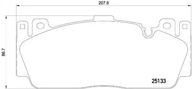 Колодки тормозные P06079 BREMBO