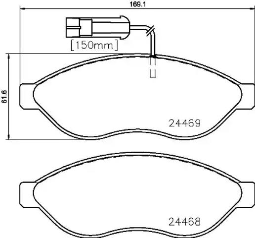 Тормозные колодки P23143 BREMBO