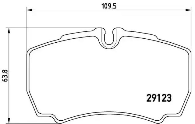 Колодки тормозные дисковые комплект P24084 BREMBO
