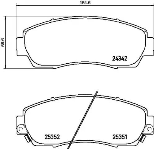 Колодки P28068 BREMBO