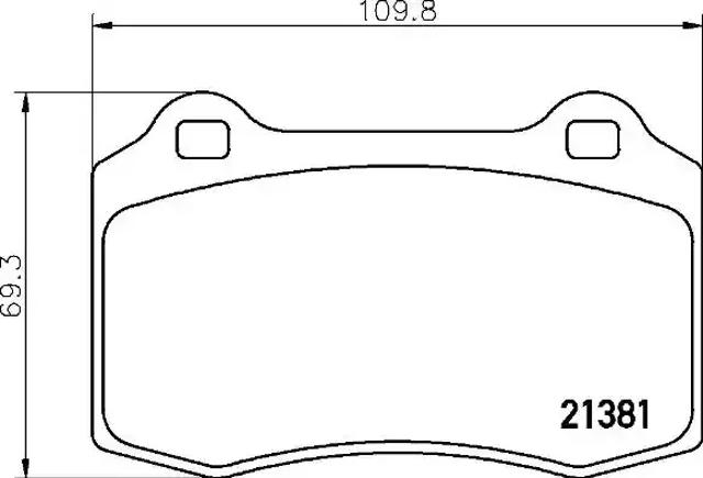Колодки тормозные задние, дисковые P36020 BREMBO