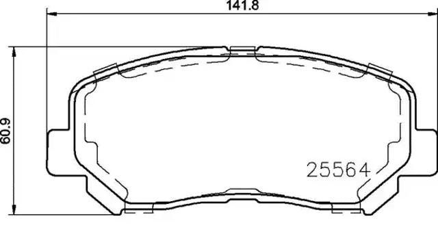 Колодки тормозные дисковые комплект P37019 BREMBO