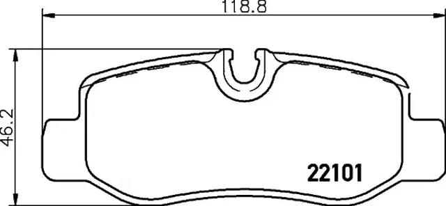 Колодки тормозные дисковые комплект P50126 BREMBO