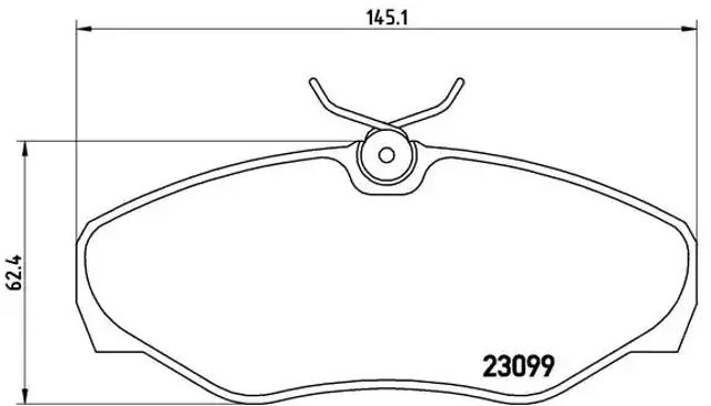 Колодки P56061 BREMBO