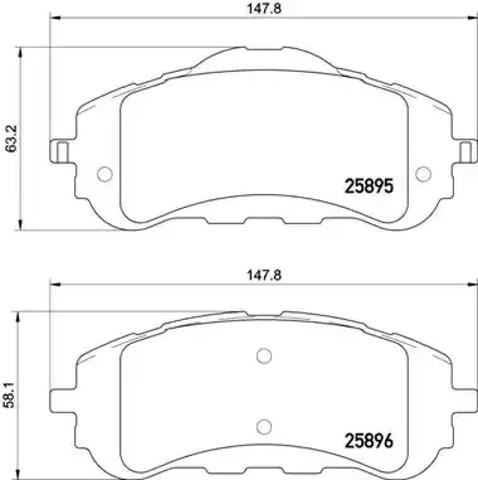 Колодки P61120 BREMBO