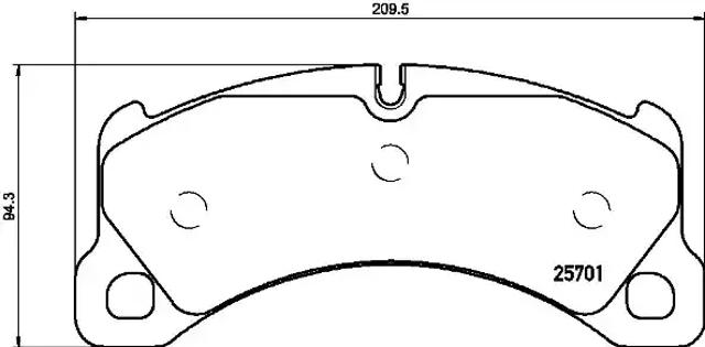 Колодки P65033 BREMBO