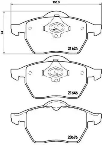 Колодки P85036 BREMBO