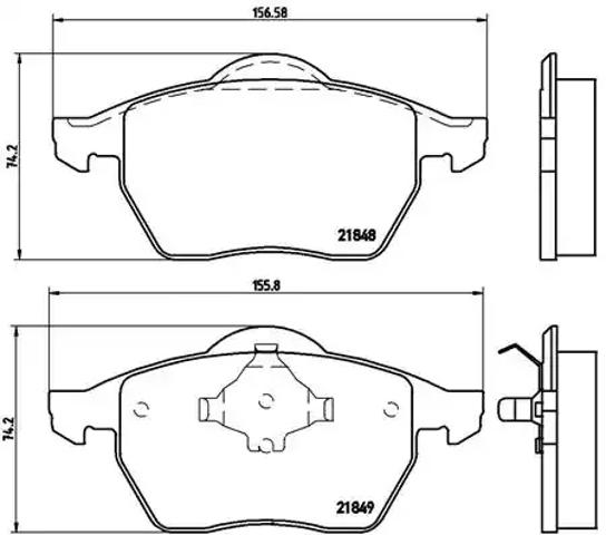 Колодки P85039 BREMBO