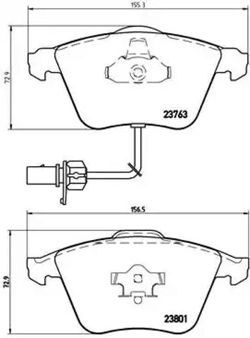 Тормозные колодки P85084 BREMBO