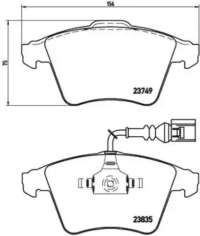 Колодки P85090 BREMBO