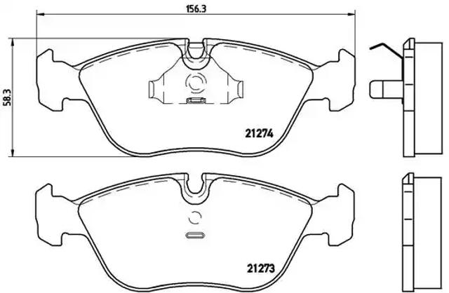Колодки P86013 BREMBO