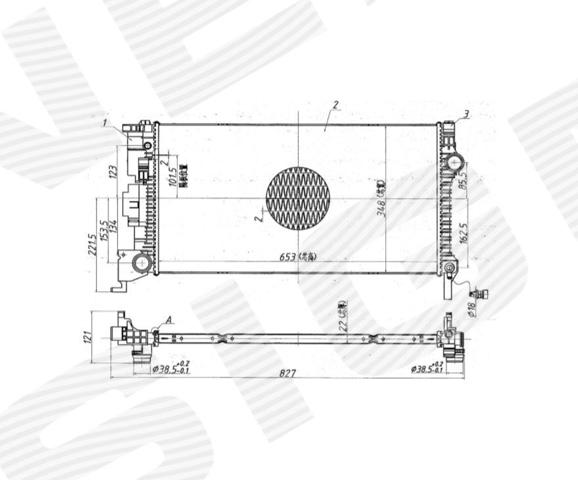 Радиатор RA87051Q SIGNEDA