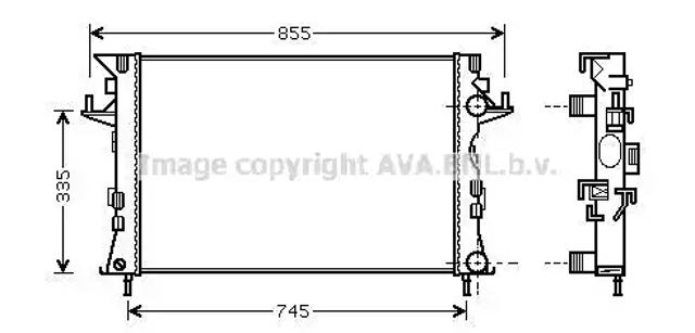 Радиатор RTA2438 AVA