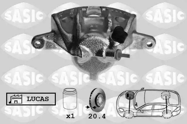 Суппорт тормозной, передний, правый SCA0089 SASIC